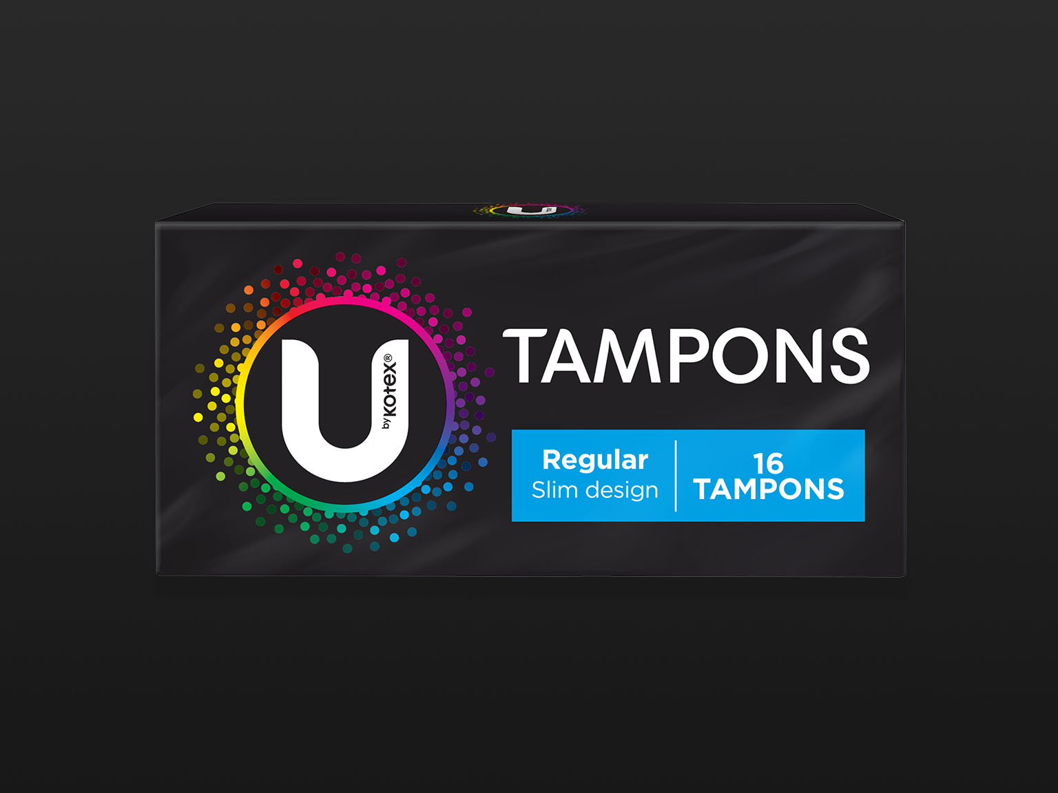 U by Kotex® Tampons regular slim design
