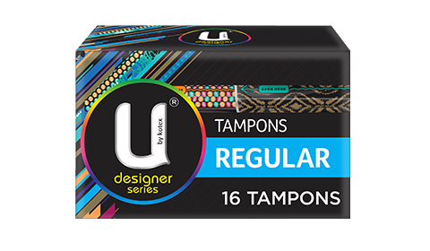 U by Kotex Designer Series Regular Tampons