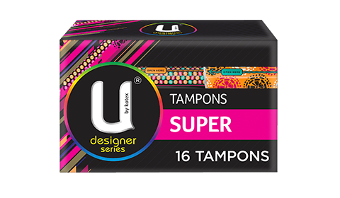 U by Kotex Designer Series Super Tampons