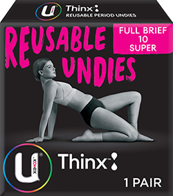 Buy U by Kotex Thinx Period Underwear Ruby High Waisted Size 12 1 pack
